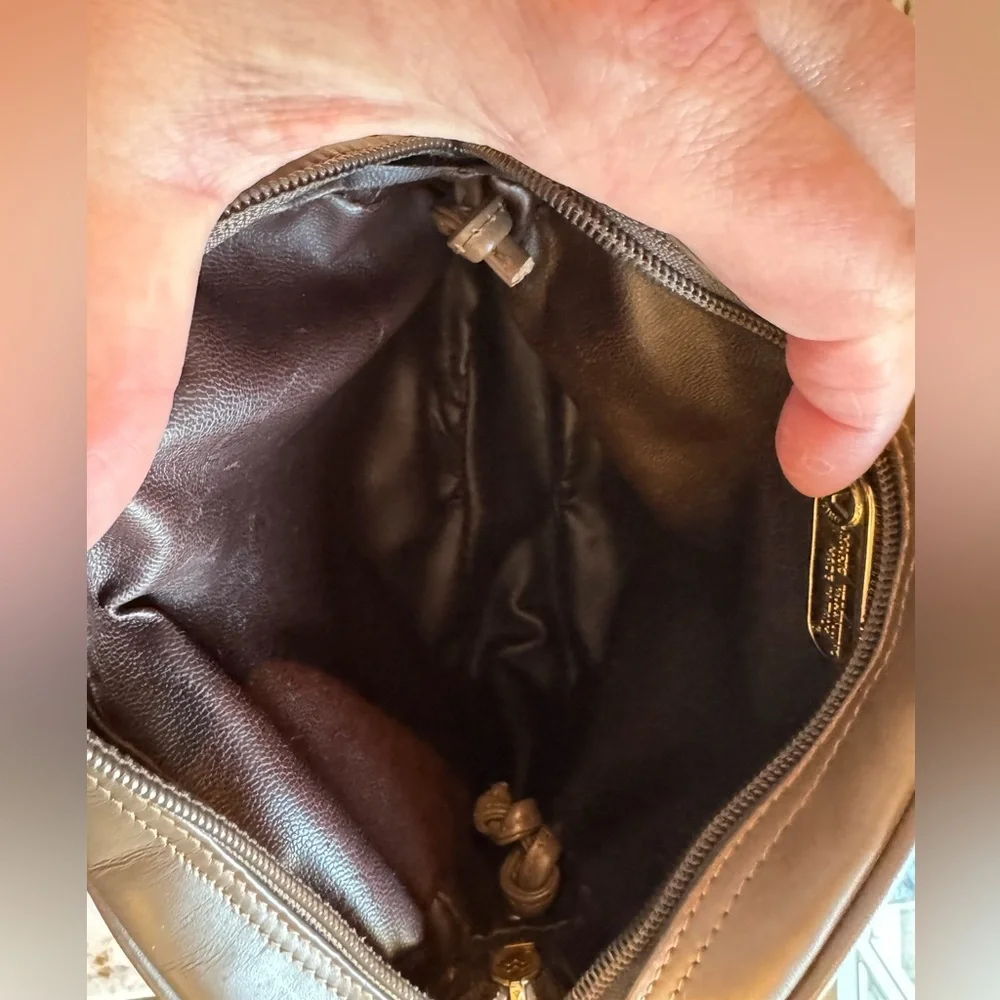 Valentino Vintage Brown Crossbody Bag